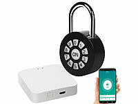 ; Mini-Schlüssel-Safe mit Bluetooth und App, Vorhängeschlösser mit Zahlencode und App 