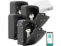 Xcase Alu-Schlüsselsafe, Schlüsselsafe mit App-Steuerung